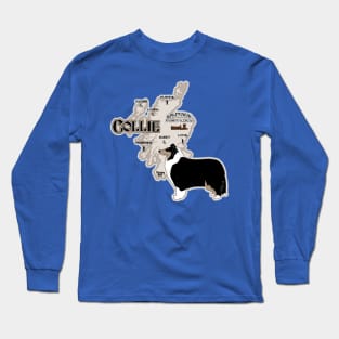 Rough Collie - Tricolor - Scotland Long Sleeve T-Shirt